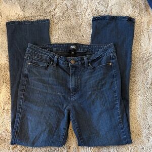 PAIGE Women's Indigo Straight Leg Jeans